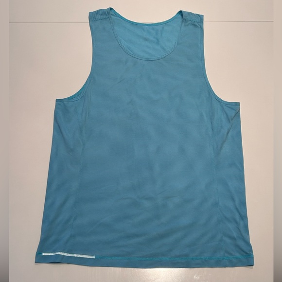 lululemon athletica Other - Lululemon Men’s Light Blue Tank Top with Reflector, Large